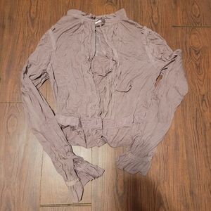 To the Max Mauve Long Sleeve Top